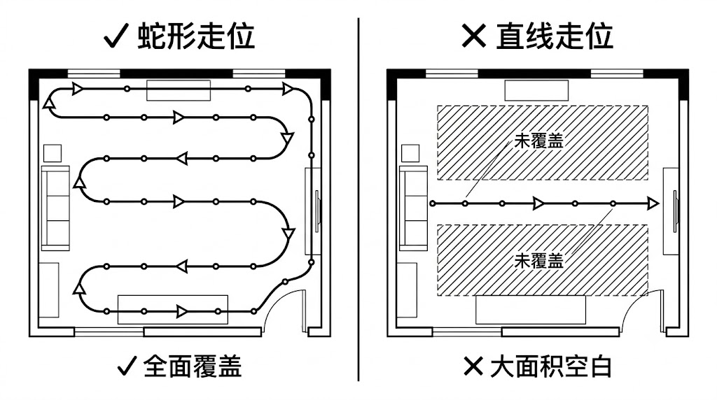 蛇形走位示意